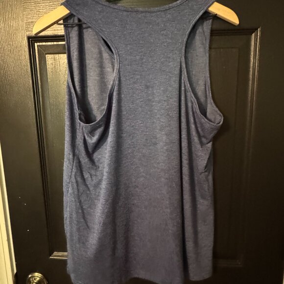 NWOT Womens Tank Navy White Daisy Extra Large - Picture 2 of 2
